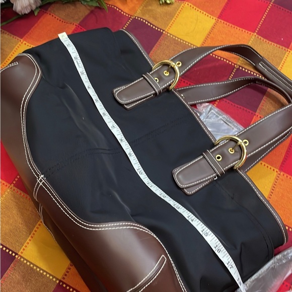 Nylon Leather shoulder straps Bag - Picture 4 of 12